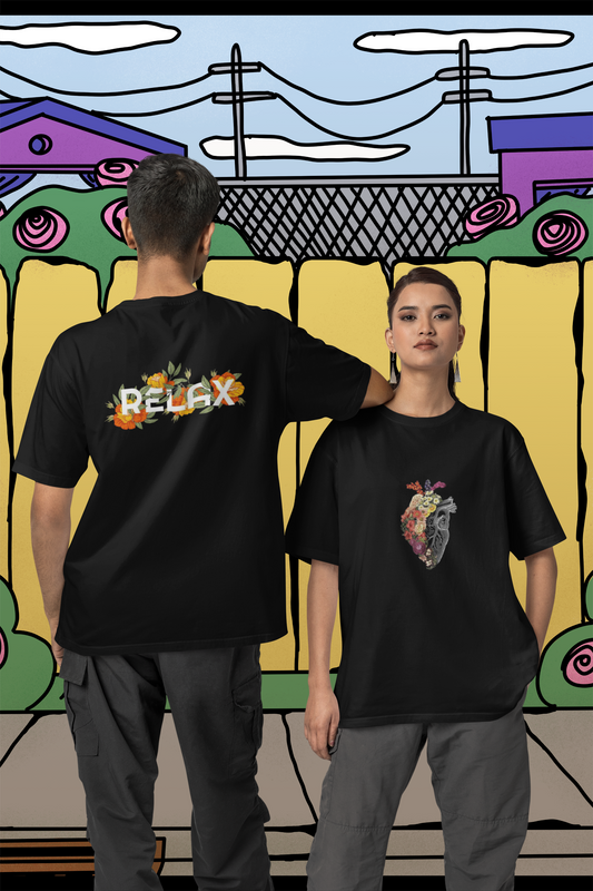 Relax Dual side Unisex Oversized Tshirt